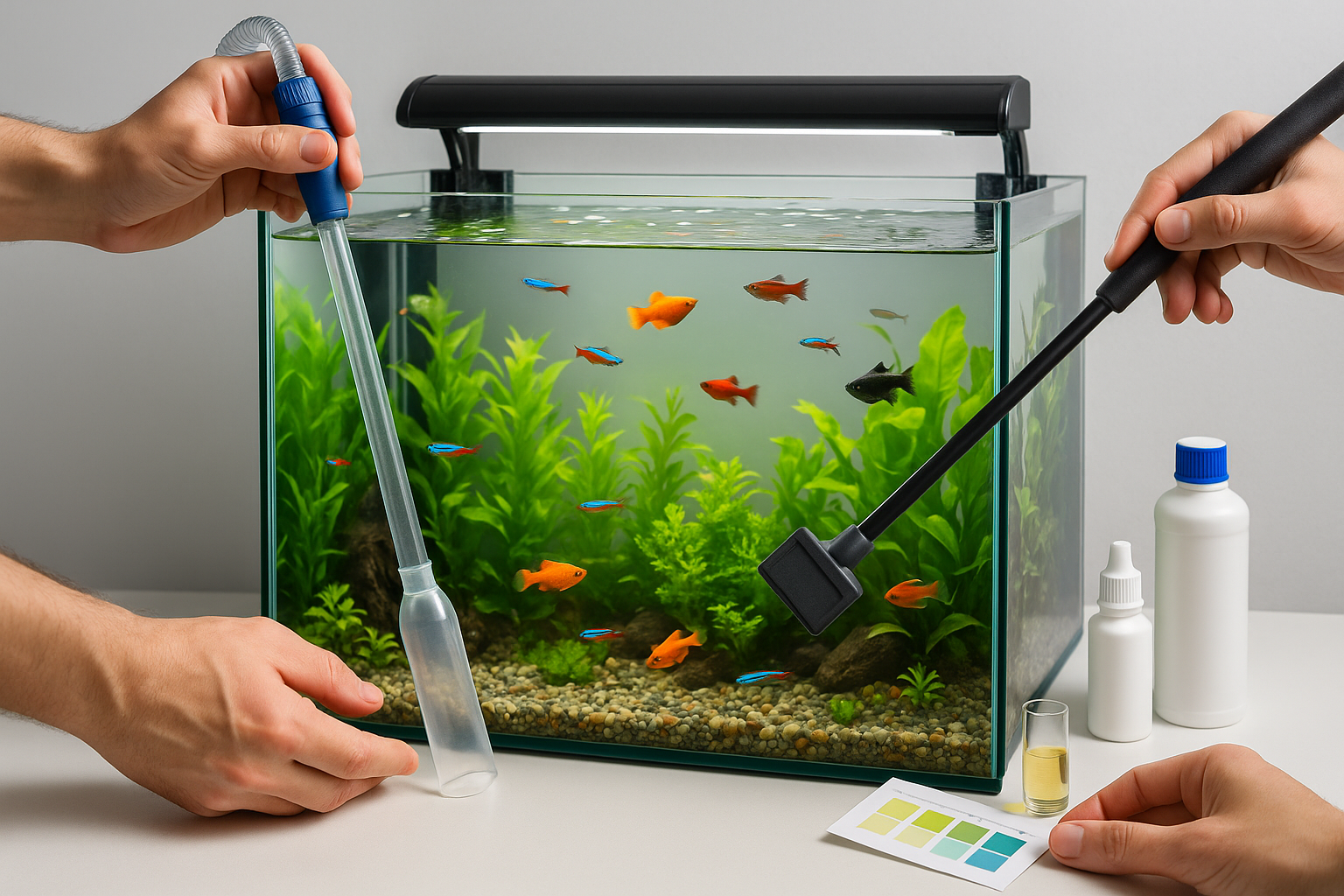 Fish Tank Maintenance How to Have a Nearly Maintenance Free Tank! JBJ