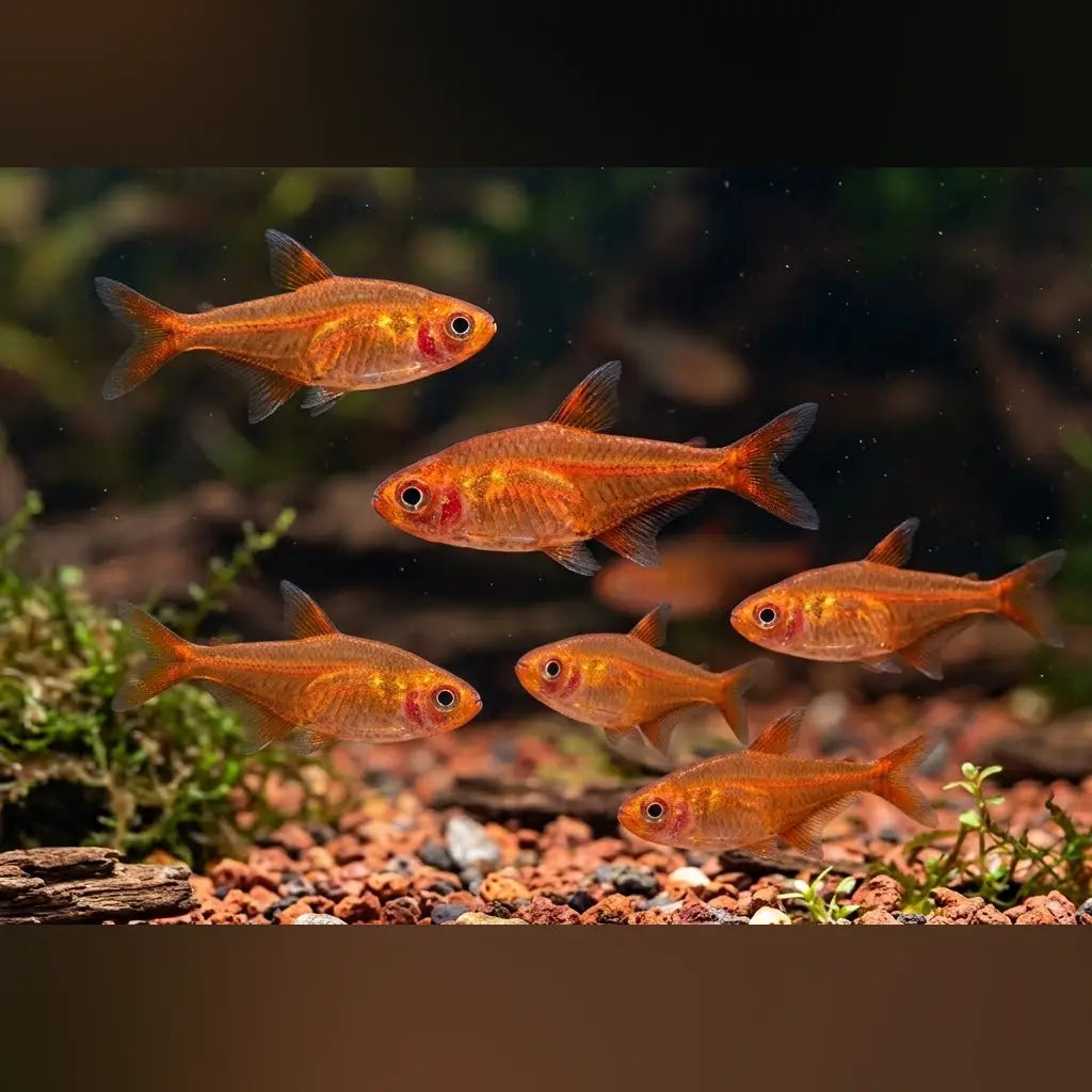 Ember Tetra (School of 6)